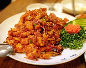 Kang Poong Saewoo - Spicy & Sour Shrimp - 깐풍새우